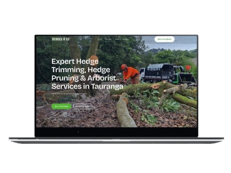 Hedges R Us Website design Tauranga