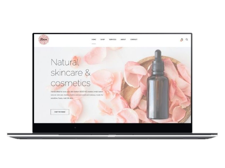 Beso Beauty website development